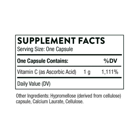 Vitamin C 1,000 mg (formerly Ascorbic Acid)