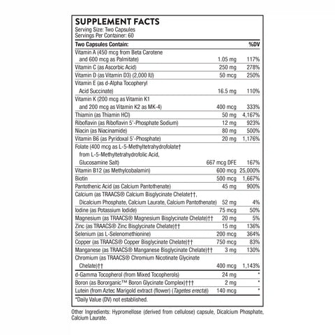 Basic Nutrients 2/Day - 30 Servings